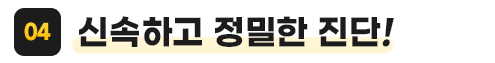 신속하고 정밀한 진단